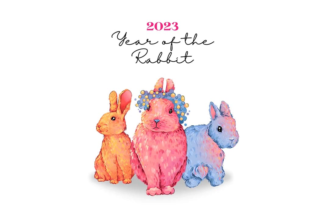 animals calendar calendar design card cute cute illustration ILLUSTRATION Illustrator new year rabbit