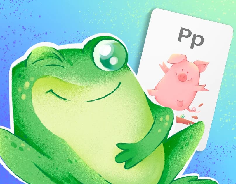 Alphabet cards for children.