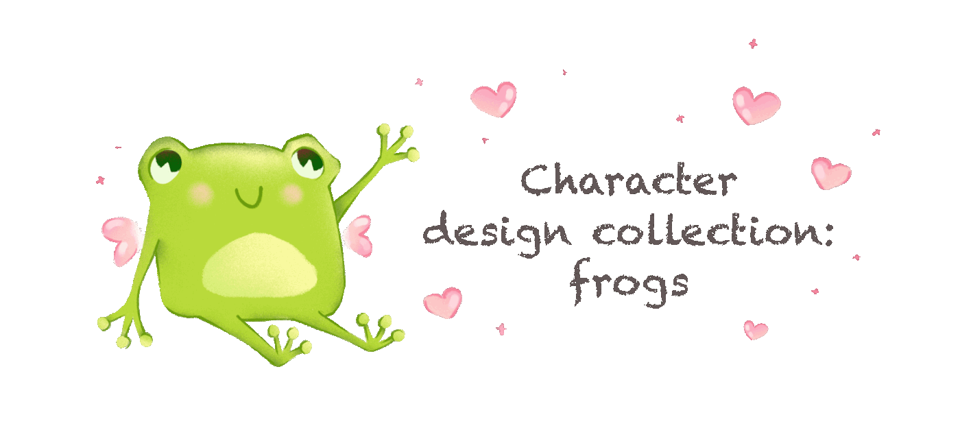 Dive into this adorable collection of cute frog characters, each full of charm and personality. Desi