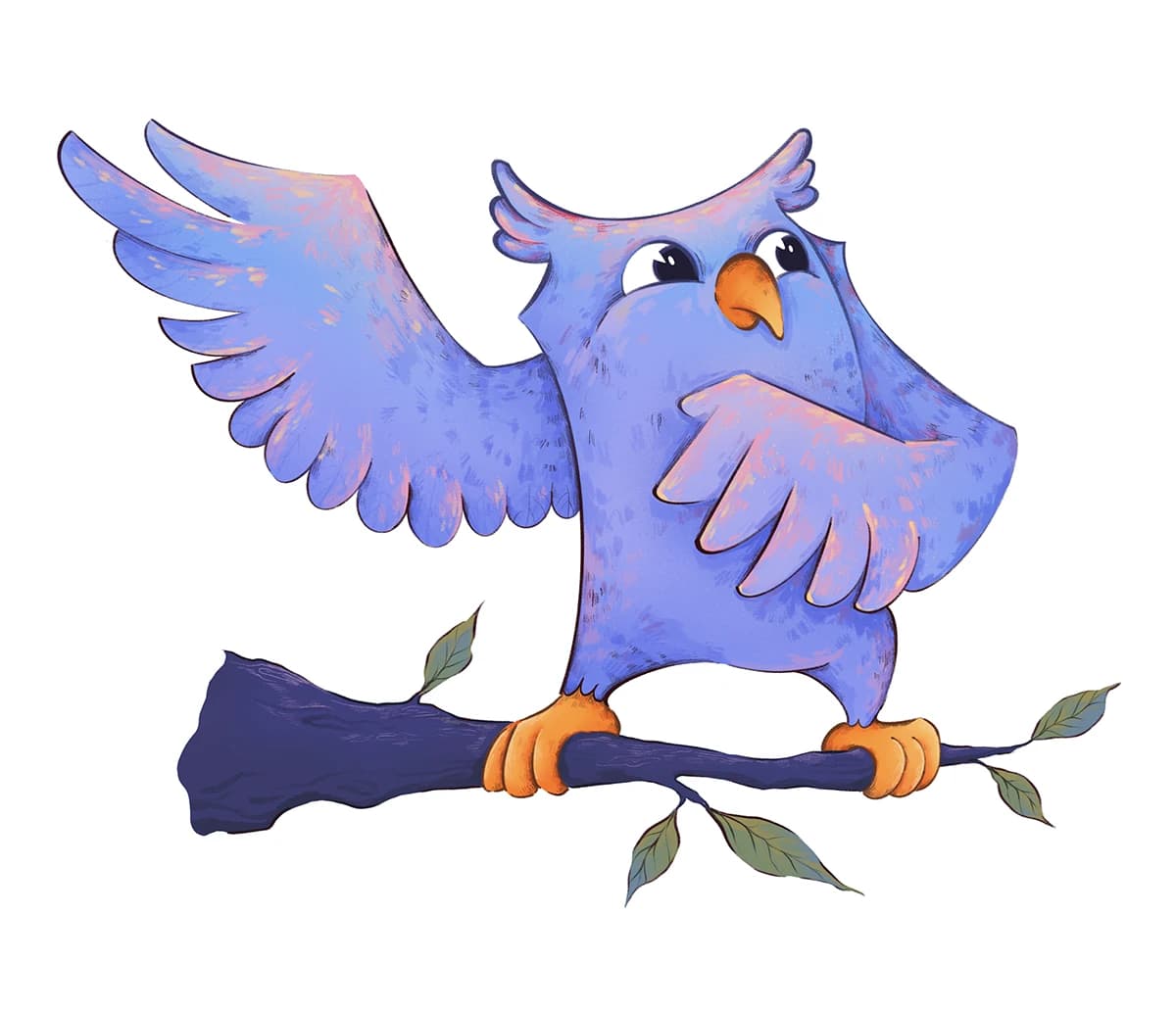 ILLUSTRATION cartoon Character design adobe illustrator book owls birds animals арт digital